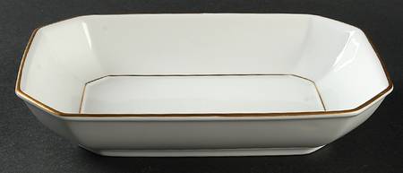 Facette Gold 8" Pickle Dish
