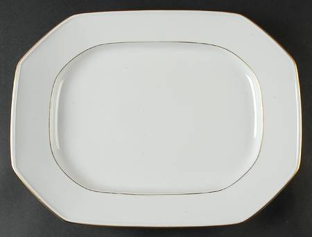 Facette Gold 14" Oval Serving Platter
