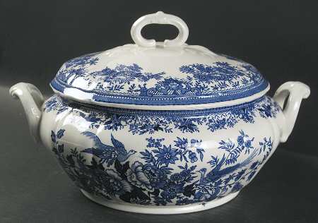 Fasan Blue Tureen &  Lid