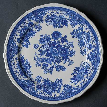 Fasan Blue Salad Plate