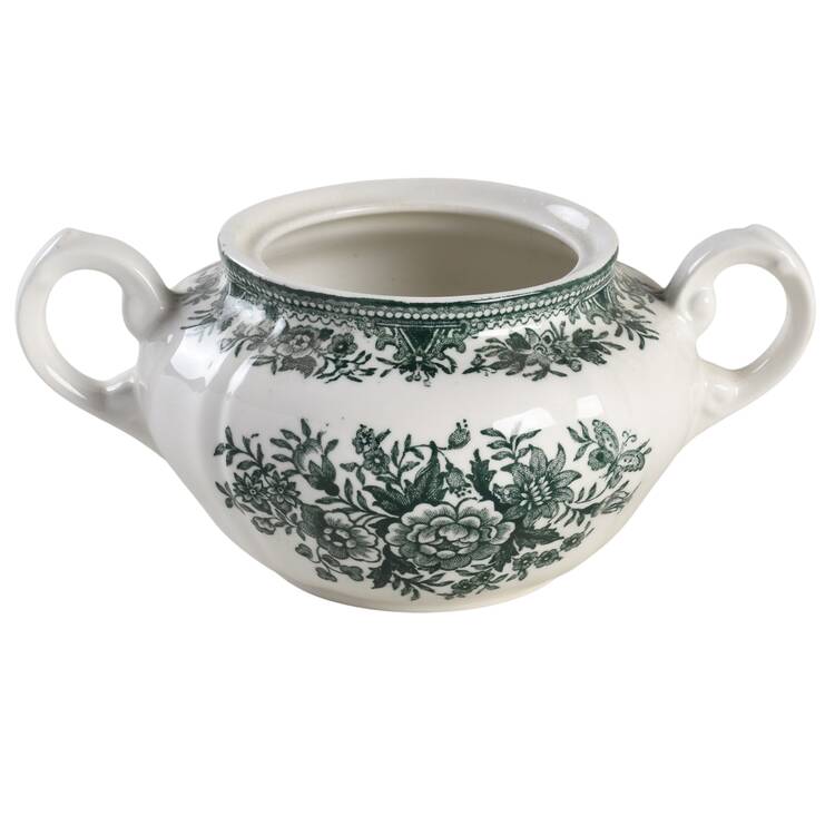 Fasan Green Sugar Bowl No Lid