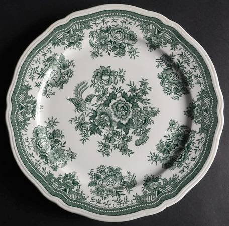 Fasan Green Luncheon Plate