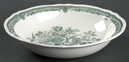 Fasan Green 10" Large Salad Serving Bowl
