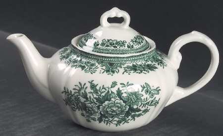 Fasan Green Individual Teapot & Lid