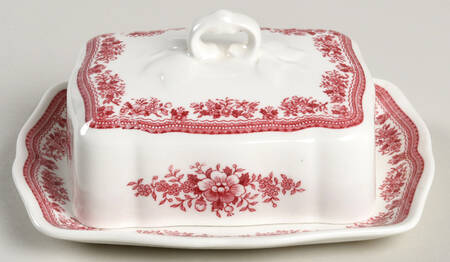 Fasan Red Square Covered Butter
