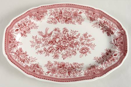 Fasan Red 12" Oval Serving Platter