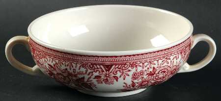 Fasan Red Footed Cream Soup Bowl