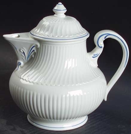 Filet Bleu Teapot & Lid