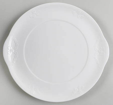 Fiori Weiss Handled Cake Plate