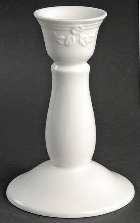Fiori Weiss Single Light Candlestick