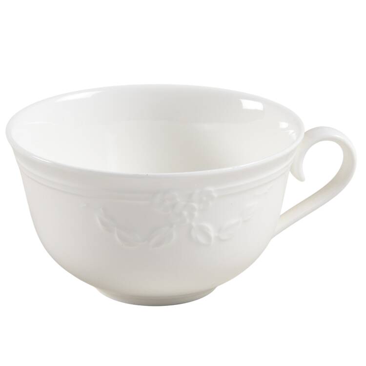 Fiori Weiss Flat Cup