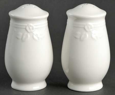 Fiori Weiss Salt & Pepper Set