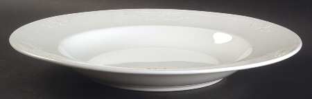 Fiori Weiss Deep Round Platter