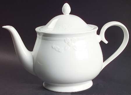 Fiori Weiss Teapot & Lid