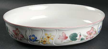 Flora Bella Round Shallow Bowl