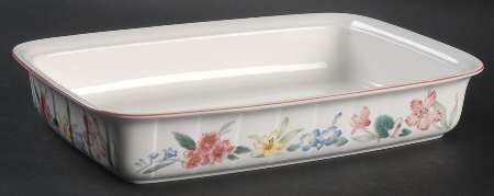Flora Bella 10" Rectangular Baker