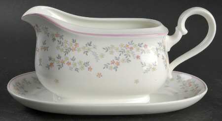 Fleurosa Gravy Boat & Underplate