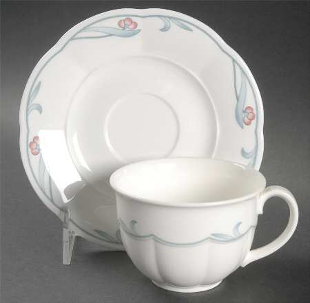 Florina Flat Cup & Saucer Set