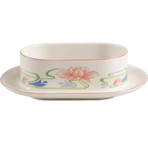 Florida Gravy Boat with Attached Underplate