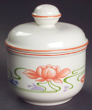 Florida Sugar Bowl & Lid (Uses the Open Sugar As Base)