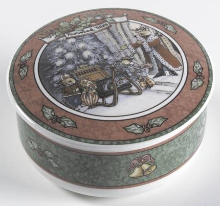 Foxwood Christmas 3" Candy Box & Lid