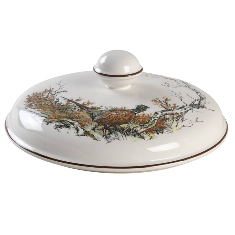 Fontainebleau (Raised Dots, No Trim) Lid for 2 Qt Round Covered Casserole