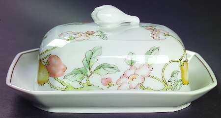 Fruit Garden Square Covered Butter