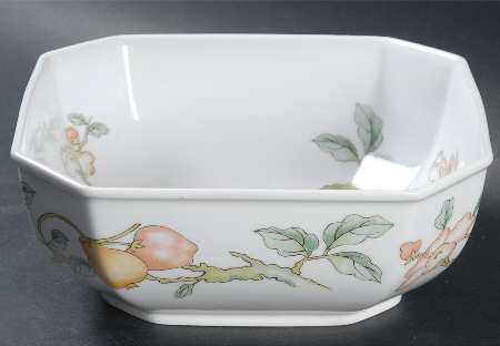 Fruit Garden 8" Square Vegetable Bowl