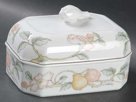 Fruit Garden 5" Rectangular Box W/Lid