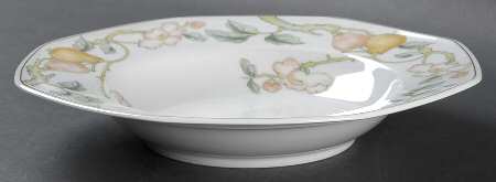 Fruit Garden Large Rim Soup Bowl