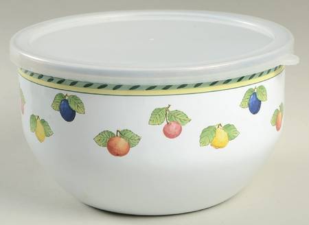 French Garden Fleurence 6" Metal Mixing Bowl & Plastic Lid