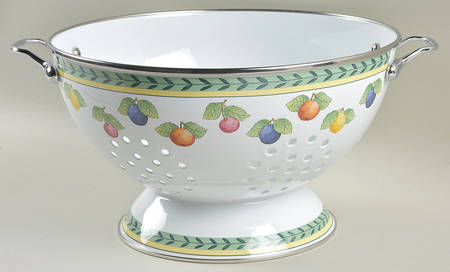 French Garden Fleurence 5 Quart Metal Colander