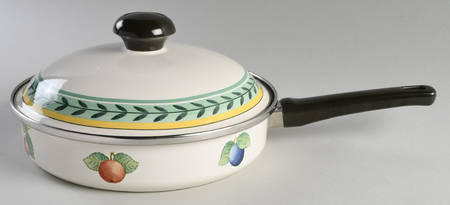 French Garden Fleurence 10" Metal Skillet & Lid