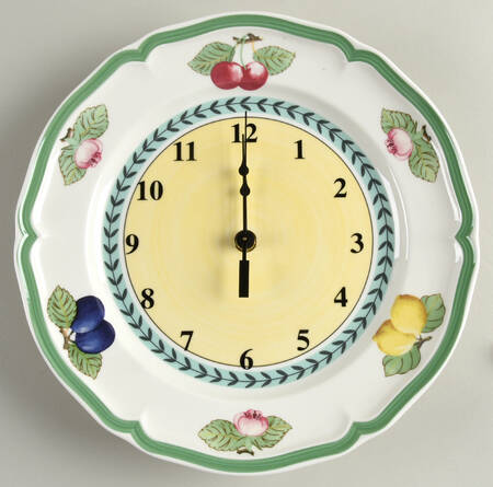 French Garden Fleurence 1-2" depth  Clock Plate HC