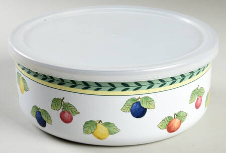 French Garden Fleurence 7" Metal Bowl & Plastic Lid