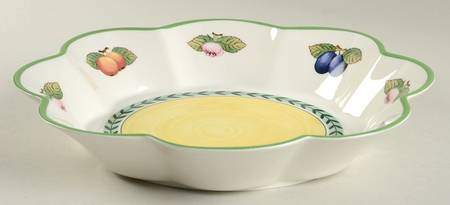 French Garden Fleurence Scalloped Serving Bowl