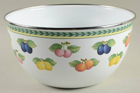 French Garden Fleurence 8.75" Metal Mixing Bowl