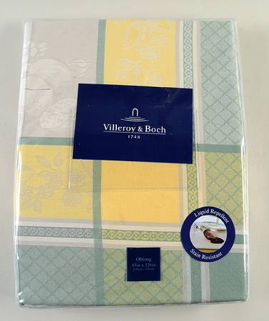 French Garden Fleurence 63" X 126" Oblong Tablecloth