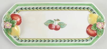 French Garden Fleurence Tray for Creamer & Sugar with Lid