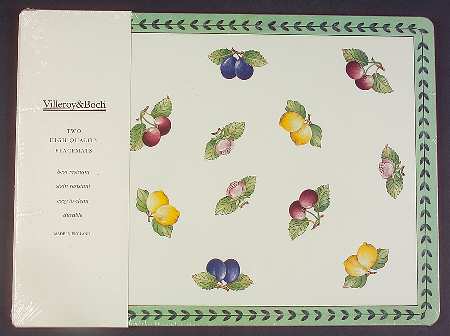 French Garden Fleurence Corkboard Placemat - Set of 2 (Motif #2)