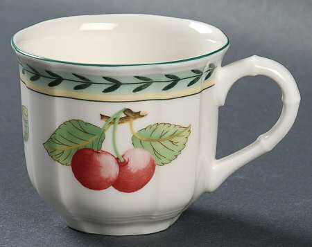 French Garden Fleurence Flat Demitasse Cup