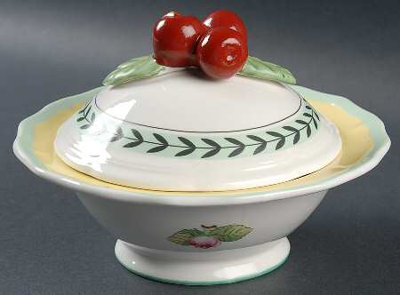 French Garden Fleurence 6" Candy Box with Lid by Villeroy & Boch