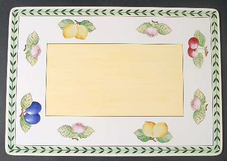 French Garden Fleurence Corkboard Placemat by Villeroy & Boch