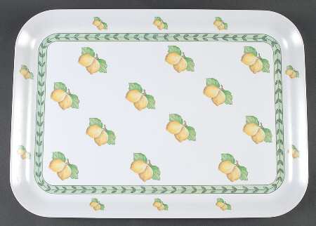 French Garden Fleurence 16" Rectangular Melamine Tray