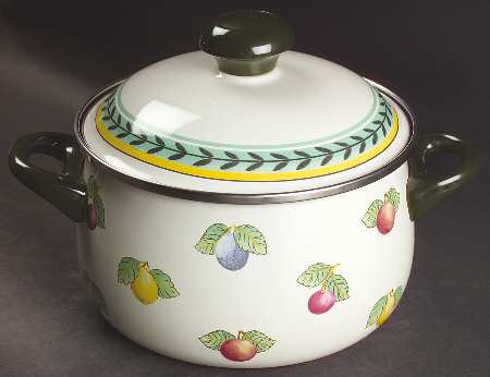French Garden Fleurence 4 Quart Metal Stew Pot by Villeroy & Boch