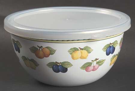 French Garden Fleurence 5" Metal Mixing Bowl & Plastic Lid