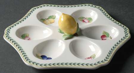 French Garden Fleurence Egg Plate (Holds 6) by Villeroy & Boch