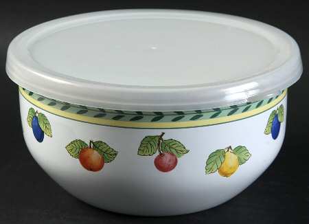 French Garden Fleurence 5" Metal Mixing Bowl & Plastic Lid