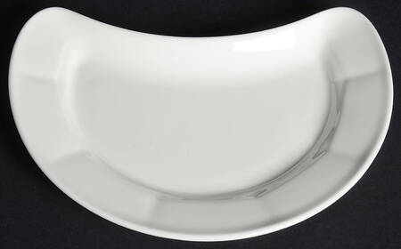 Geo Crescent Salad Plate