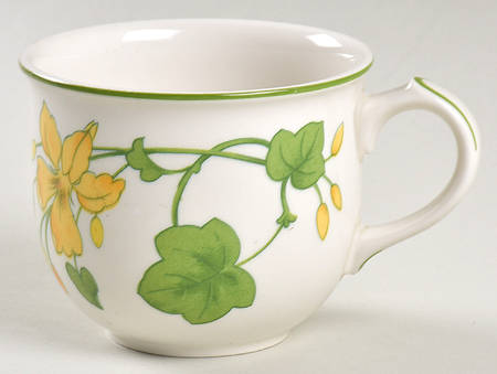Geranium (Non Ribbed Rim) Flat Cup